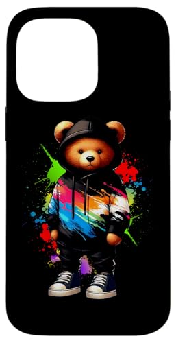Teddybär, bunt, Hip-Hop-Musikkultur, Rap-Liebhaber Hülle für iPhone 14 Pro Max Teddybär, bunt, Hip-Hop-Musikkultur, Rap-Liebhaber Hülle für iPhone 14 Pro Max von Break Dance Hip Hop Dancer Hip Hop Music