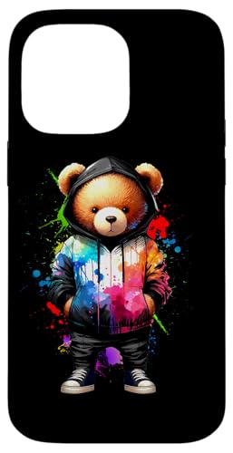 Teddybär, bunt, Hip-Hop-Musikkultur, Rap-Liebhaber Hülle für iPhone 14 Pro Max Teddybär, bunt, Hip-Hop-Musikkultur, Rap-Liebhaber Hülle für iPhone 14 Pro Max von Break Dance Hip Hop Dancer Hip Hop Music