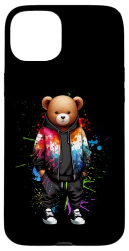 Teddybär, bunt, Hip-Hop-Musikkultur, Rap-Liebhaber Hülle für iPhone 15 Plus Teddybär, bunt, Hip-Hop-Musikkultur, Rap-Liebhaber Hülle für iPhone 15 Plus von Break Dance Hip Hop Dancer Hip Hop Music