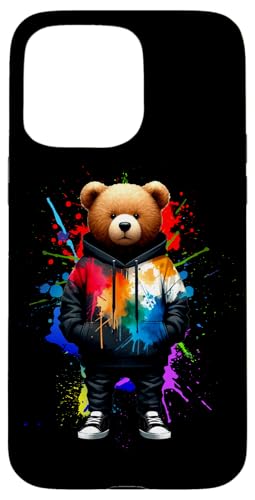 Teddybär, bunt, Hip-Hop-Musikkultur, Rap-Liebhaber Hülle für iPhone 15 Pro Max Teddybär, bunt, Hip-Hop-Musikkultur, Rap-Liebhaber Hülle für iPhone 15 Pro Max von Break Dance Hip Hop Dancer Hip Hop Music
