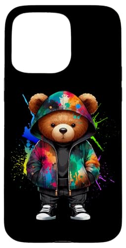 Teddybär, bunt, Hip-Hop-Musikkultur, Rap-Liebhaber Hülle für iPhone 15 Pro Max Teddybär, bunt, Hip-Hop-Musikkultur, Rap-Liebhaber Hülle für iPhone 15 Pro Max von Break Dance Hip Hop Dancer Hip Hop Music
