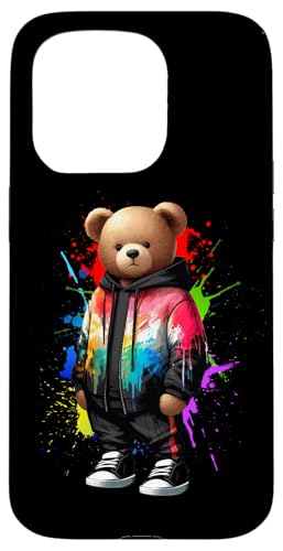 Teddybär, bunt, Hip-Hop-Musikkultur, Rap-Liebhaber Hülle für iPhone 15 Pro Teddybär, bunt, Hip-Hop-Musikkultur, Rap-Liebhaber Hülle für iPhone 15 Pro von Break Dance Hip Hop Dancer Hip Hop Music