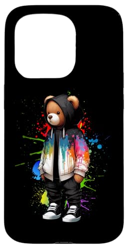 Teddybär, bunt, Hip-Hop-Musikkultur, Rap-Liebhaber Hülle für iPhone 15 Pro Teddybär, bunt, Hip-Hop-Musikkultur, Rap-Liebhaber Hülle für iPhone 15 Pro von Break Dance Hip Hop Dancer Hip Hop Music