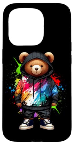 Teddybär, bunt, Hip-Hop-Musikkultur, Rap-Liebhaber Hülle für iPhone 15 Pro Teddybär, bunt, Hip-Hop-Musikkultur, Rap-Liebhaber Hülle für iPhone 15 Pro von Break Dance Hip Hop Dancer Hip Hop Music