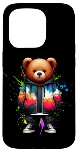 Teddybär, bunt, Hip-Hop-Musikkultur, Rap-Liebhaber Hülle für iPhone 15 Pro Teddybär, bunt, Hip-Hop-Musikkultur, Rap-Liebhaber Hülle für iPhone 15 Pro von Break Dance Hip Hop Dancer Hip Hop Music