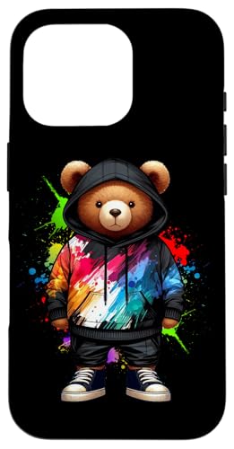 Teddybär, bunt, Hip-Hop-Musikkultur, Rap-Liebhaber Hülle für iPhone 16 Pro Teddybär, bunt, Hip-Hop-Musikkultur, Rap-Liebhaber Hülle für iPhone 16 Pro von Break Dance Hip Hop Dancer Hip Hop Music