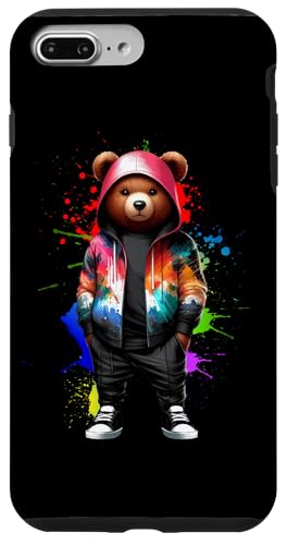 Teddybär, bunt, Hip-Hop-Musikkultur, Rap-Liebhaber Hülle für iPhone 7 Plus/8 Plus Teddybär, bunt, Hip-Hop-Musikkultur, Rap-Liebhaber Hülle für iPhone 7 Plus/8 Plus von Break Dance Hip Hop Dancer Hip Hop Music