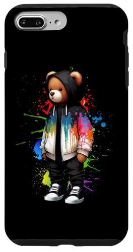 Teddybär, bunt, Hip-Hop-Musikkultur, Rap-Liebhaber Hülle für iPhone 7 Plus/8 Plus Teddybär, bunt, Hip-Hop-Musikkultur, Rap-Liebhaber Hülle für iPhone 7 Plus/8 Plus von Break Dance Hip Hop Dancer Hip Hop Music