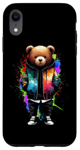 Teddybär, bunt, Hip-Hop-Musikkultur, Rap-Liebhaber Hülle für iPhone XR Teddybär, bunt, Hip-Hop-Musikkultur, Rap-Liebhaber Hülle für iPhone XR von Break Dance Hip Hop Dancer Hip Hop Music