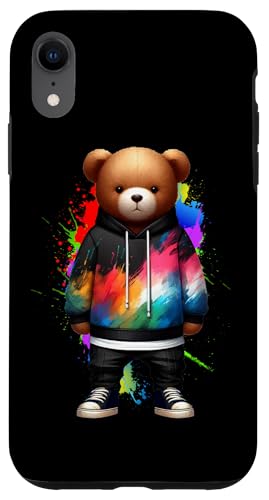 Teddybär, bunt, Hip-Hop-Musikkultur, Rap-Liebhaber Hülle für iPhone XR Teddybär, bunt, Hip-Hop-Musikkultur, Rap-Liebhaber Hülle für iPhone XR von Break Dance Hip Hop Dancer Hip Hop Music