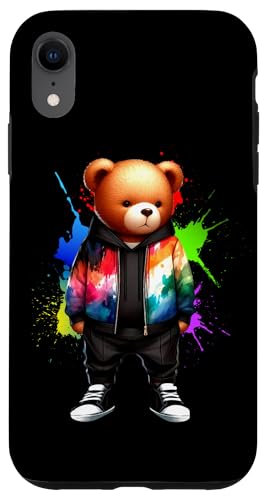 Teddybär, bunt, Hip-Hop-Musikkultur, Rap-Liebhaber Hülle für iPhone XR Teddybär, bunt, Hip-Hop-Musikkultur, Rap-Liebhaber Hülle für iPhone XR von Break Dance Hip Hop Dancer Hip Hop Music