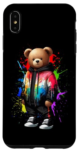 Teddybär, bunt, Hip-Hop-Musikkultur, Rap-Liebhaber Hülle für iPhone XS Max Teddybär, bunt, Hip-Hop-Musikkultur, Rap-Liebhaber Hülle für iPhone XS Max von Break Dance Hip Hop Dancer Hip Hop Music