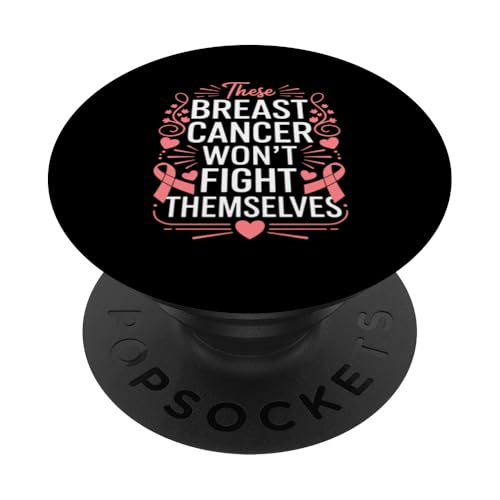 Brustkrebsbewusstsein Monat Pink Ribbon Chemotherapie PopSockets Klebender PopGrip Brustkrebsbewusstsein Monat Pink Ribbon Chemotherapie PopSockets Klebender PopGrip von Breast Cancer Awareness Pink Ribbon Chemotherapy