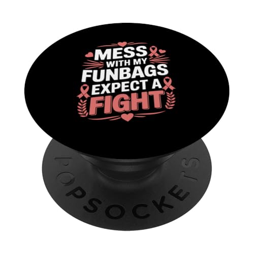 Brustkrebsbewusstsein Monat Pink Ribbon Chemotherapie PopSockets Klebender PopGrip Brustkrebsbewusstsein Monat Pink Ribbon Chemotherapie PopSockets Klebender PopGrip von Breast Cancer Awareness Pink Ribbon Chemotherapy