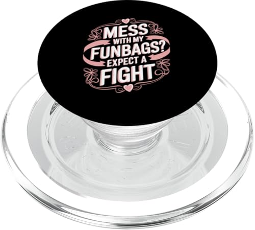 Brustkrebsbewusstsein Monat Pink Ribbon Chemotherapie PopSockets PopGrip für MagSafe von Breast Cancer Awareness Pink Ribbon Chemotherapy