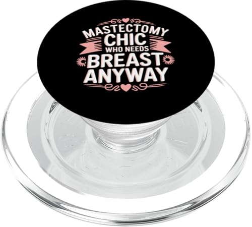 Brustkrebsbewusstsein Monat Pink Ribbon Chemotherapie PopSockets PopGrip für MagSafe von Breast Cancer Awareness Pink Ribbon Chemotherapy
