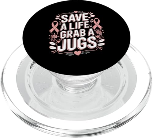 Brustkrebsbewusstsein Monat Pink Ribbon Chemotherapie PopSockets PopGrip für MagSafe von Breast Cancer Awareness Pink Ribbon Chemotherapy