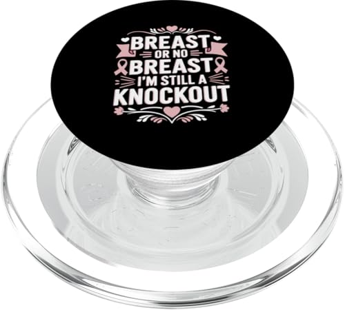 Brustkrebsbewusstsein Monat Pink Ribbon Chemotherapie PopSockets PopGrip für MagSafe von Breast Cancer Awareness Pink Ribbon Chemotherapy