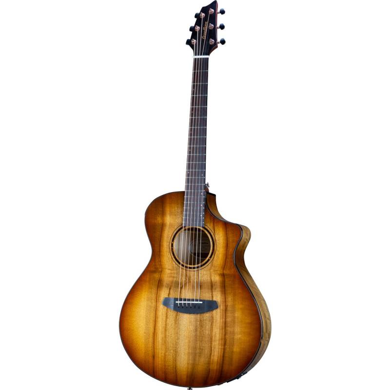 Breedlove Eco Collection Pursuit Exotic S Concert Amber Burst Electro-Acoustic Guitar von Breedlove