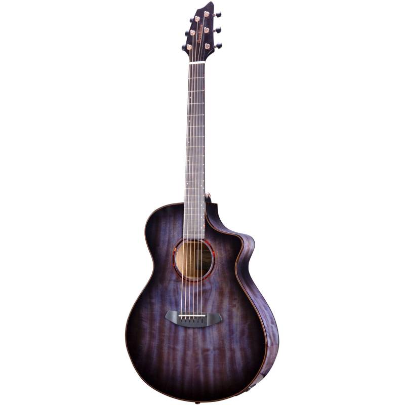 Breedlove Eco Collection Pursuit Exotic S Concert Myrtlewood Blackberry CE Limited Edition E/A Guitar von Breedlove