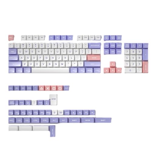 Breeshy 150 Tasten PBT-Tastatur Double-Shot Keycaps DSA PBT Profil Keycaps für Cherry-MX-Schalter mechanische Tastatur A Breeshy 150 Tasten PBT-Tastatur Double-Shot Keycaps DSA PBT Profil Keycaps für Cherry-MX-Schalter mechanische Tastatur A von Breeshy