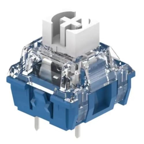 Breeshy 45 Stück Fast Silver V2 Switches, Linearwelle, extra lange Nutzungszeit, Tastaturschalter für mechanische Tastatur, DIY Breeshy 45 Stück Fast Silver V2 Switches, Linearwelle, extra lange Nutzungszeit, Tastaturschalter für mechanische Tastatur, DIY von Breeshy