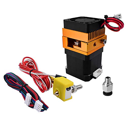 Breeshy Geeignet für 3D-DruckerzubehöR Pla Verbrauchsmaterial MK8 Extruder Vollmetall Prusa I3 12V 1,75 Mm DüSenkit (Rechts 12V) von Breeshy