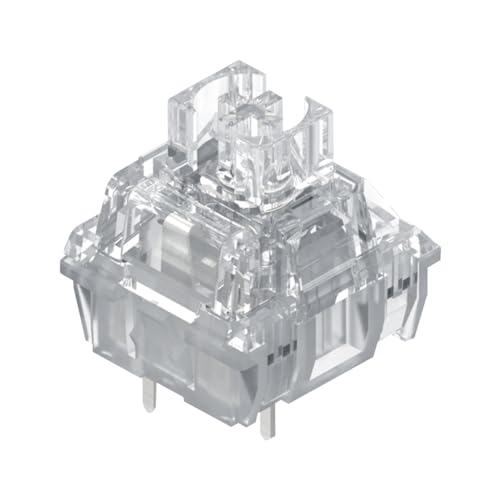 Breeshy Ice Static V2 Switch, 39 gf, linear, leise, für mechanische Tastatur, DIY, personalisierbar, 45 Stück Breeshy Ice Static V2 Switch, 39 gf, linear, leise, für mechanische Tastatur, DIY, personalisierbar, 45 Stück von Breeshy