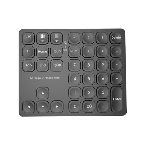 Breeshy Ziffernblock ohne, digitale Tastatur mit 36 Tasten, tragbare digitale Tastatur für Desktop-Computer, Laptop und Tablet, einfache Installation Breeshy Ziffernblock ohne, digitale Tastatur mit 36 Tasten, tragbare digitale Tastatur für Desktop-Computer, Laptop und Tablet, einfache Installation von Breeshy