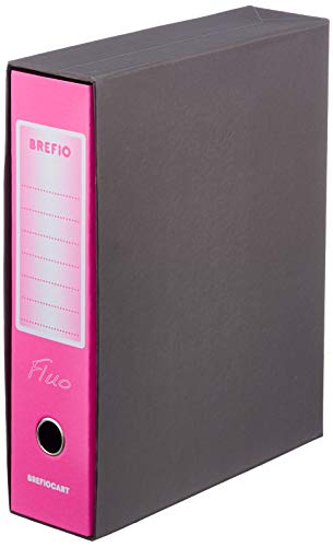Brefio 0201190.RF Protokoll-Recorder, fluoreszierendes Rosa, Rücken 8 cm von Brefio