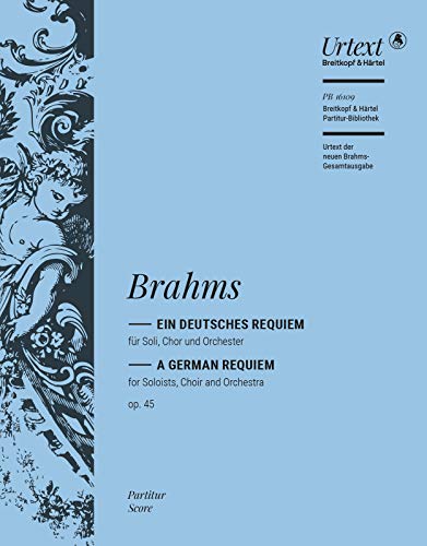 Ein deutsches Requiem op. 45 - Breitkopf Urtext - Partitur (PB 16109) von Breitkopf & Härtel
