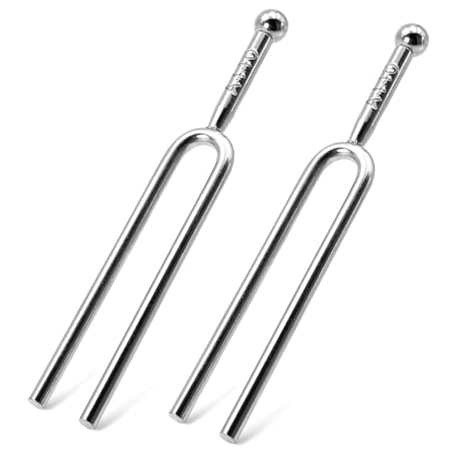 Stimmgabeln, rund, 440 Hz, Stimmgabel aus Edelstahl, Standard-Stimmgabel zum Stimmen von Gitarren, Ukulele, Violinen, Klaviere und halten sie perfekt in Abstimmung von Brelet