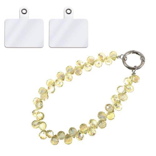 Bremorou Handykette Kurz Handgelenk Kristall Handschlaufe Handykette Universal Handyanhänger Kurz 14.5 Cm, Handy Charm, Armband Schlüsselanhänger Für Jede Smartphone Und Hülle Universal Mit 2 Patches Bremorou Handykette Kurz Handgelenk Kristall Handschlaufe Handykette Universal Handyanhänger Kurz 14.5 Cm, Handy Charm, Armband Schlüsselanhänger Für Jede Smartphone Und Hülle Universal Mit 2 Patches von Bremorou