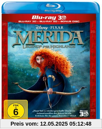 Merida - Legende der Highlands (+ Blu-ray) [Blu-ray 3D] von Brenda Chapman