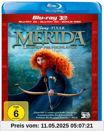 Merida - Legende der Highlands (+ Blu-ray) [Blu-ray 3D] von Brenda Chapman