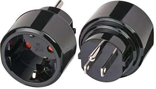 2 Stück Brennenstuhl Reisestecker/-adapter Schutzkontakt für USA, Japan schwarz, 1508550 2 Stück Brennenstuhl Reisestecker/-adapter Schutzkontakt für USA, Japan schwarz, 1508550 von Brennenstuhl