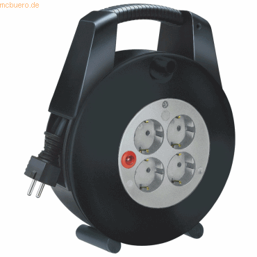 2 x Brennenstuhl Kabelbox Vario Line 4-fach 15m H05VV-F 3G1,5 schwarz/ 2 x Brennenstuhl Kabelbox Vario Line 4-fach 15m H05VV-F 3G1,5 schwarz/ von Brennenstuhl