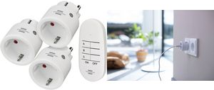 3 brennenstuhl Comfort-Line Mini Funksteckdosen (1507070) von Brennenstuhl
