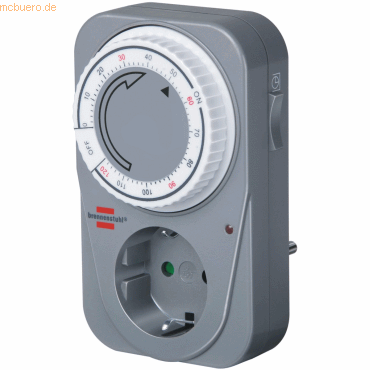 6 x Brennenstuhl Mechanischer Countdown Timer MC 120 silber 6 x Brennenstuhl Mechanischer Countdown Timer MC 120 silber von Brennenstuhl