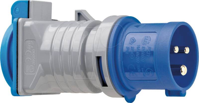 BRE 1080990 - CEE-Stecker auf Schutzkontakt-Kuppl. 230V/16A von Brennenstuhl