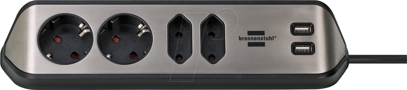 BRE 1153590410 - Eck-Steckdosenleiste, 4-fach, 2 m BRE 1153590410 - Eck-Steckdosenleiste, 4-fach, 2 m von Brennenstuhl