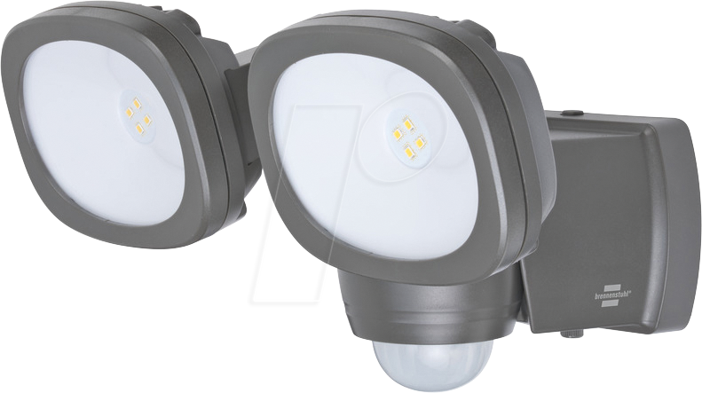 BRE 1178900200 - LED-Flutlicht LUFOS, 2x 240 lm, 5000 K, Batteriebetrieb, Sensor von Brennenstuhl