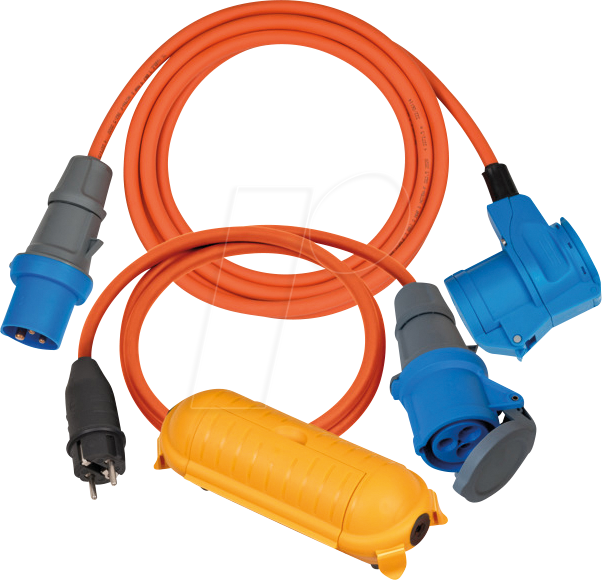 BRE 1509900015 - Brennenstuhl Camping Adapter-Set / CEE-Adapterleitung 1,5m von Brennenstuhl