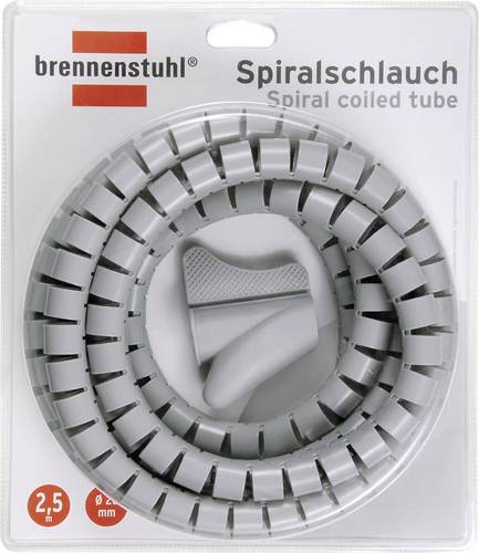 Brennenstuhl 1164360 Spiralschlauch 20mm (max) Lichtgrau 1St. von Brennenstuhl