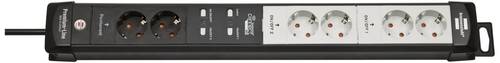 Brennenstuhl 1951160610 WiFi-Steckdosenleiste 6fach Schwarz, Lichtgrau Schutzkontakt 1St. Brennenstuhl 1951160610 WiFi-Steckdosenleiste 6fach Schwarz, Lichtgrau Schutzkontakt 1St. von Brennenstuhl