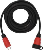 Brennenstuhl 9162100110 Strom Verlängerungskabel 16 A Schwarz Rot 10 m H07RN-F 3G 2.5 (9162100110) von Brennenstuhl
