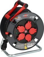 Brennenstuhl 9232250100 Kabeltrommel 25 m Schwarz Schutzkontakt-Stecker (9232250100) von Brennenstuhl