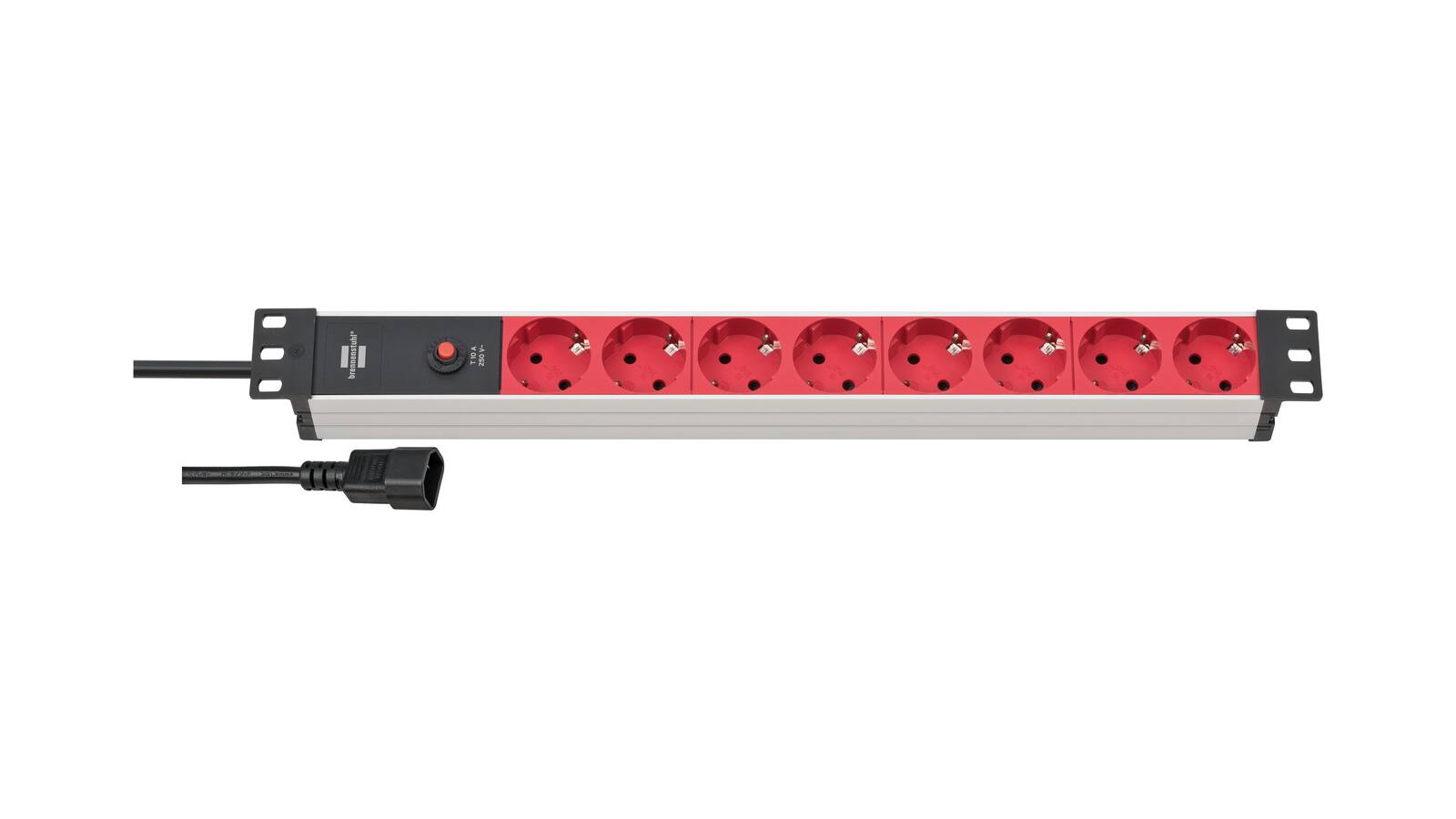 Brennenstuhl Alu-Line 19 Zoll Steckdosenleiste 8-fach mit 10A Sicherungsautomat und Kaltgeräte-Stecker - 1390007118 Brennenstuhl Alu-Line 19 Zoll Steckdosenleiste 8-fach mit 10A Sicherungsautomat und Kaltgeräte-Stecker - 1390007118 von Brennenstuhl