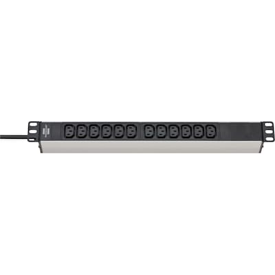 Brennenstuhl Alu Line Steckdosenleiste 19 Zoll H05VV-F3G1,0 C14-Stecker 12-fach Brennenstuhl Alu Line Steckdosenleiste 19 Zoll H05VV-F3G1,0 C14-Stecker 12-fach von Brennenstuhl