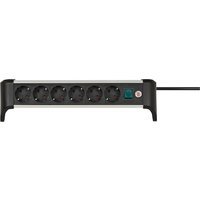 Brennenstuhl Alu-Office-Line Steckdosenleiste 6-fach 3m silber/schwarz Brennenstuhl Alu-Office-Line Steckdosenleiste 6-fach 3m silber/schwarz von Brennenstuhl